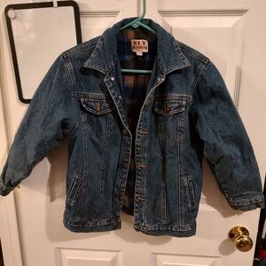 Denim Jacket for Kids - Blue/Gray